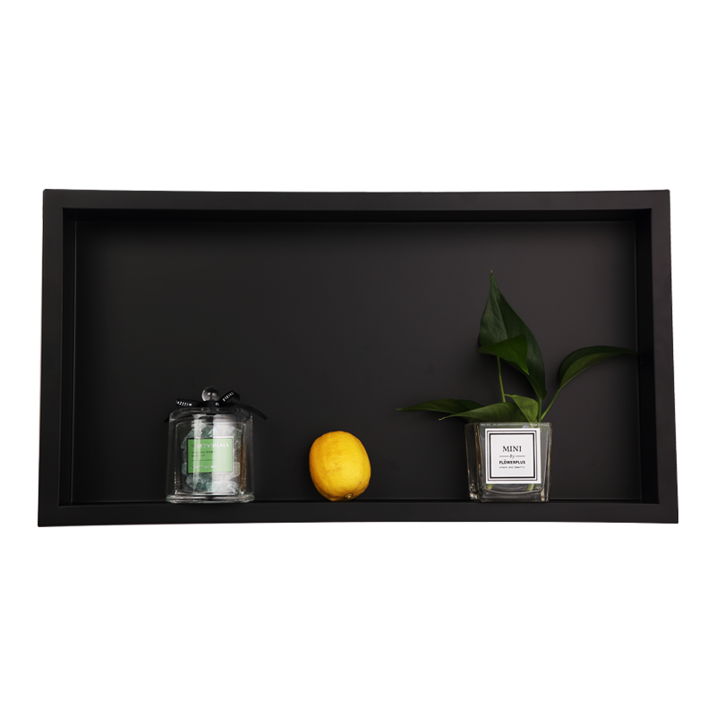 30*60*7cm Schwarze Badezimmer-Duschnische