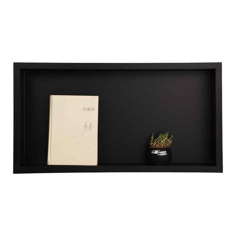 30*60*7cm Schwarze Badezimmer-Duschnische